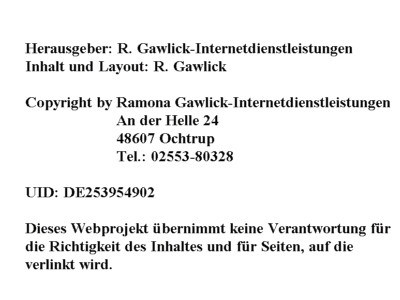Infos Dobermann Impressum